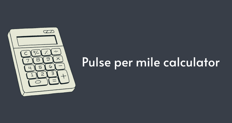 Pulse per mile calculator (PMP)