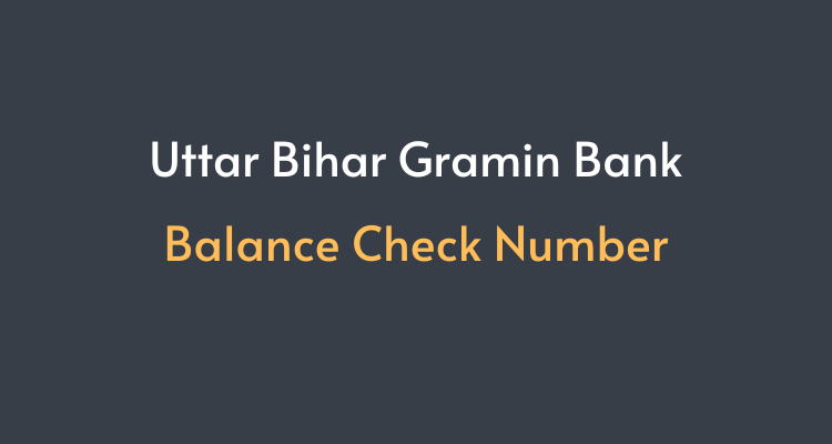 Ubgd Balance Check Number