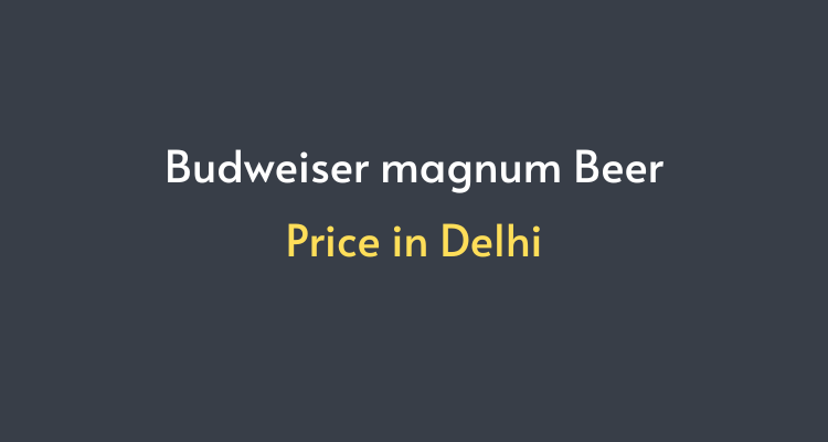 Budweiser magnum price in delhi
