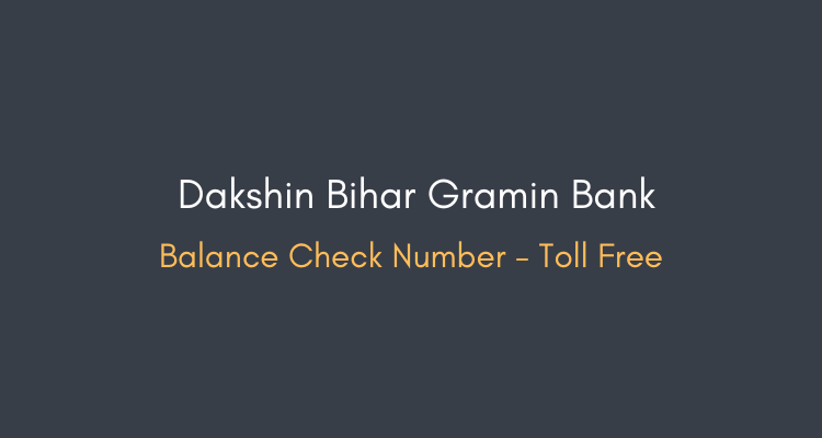DBGB bank balance check number
